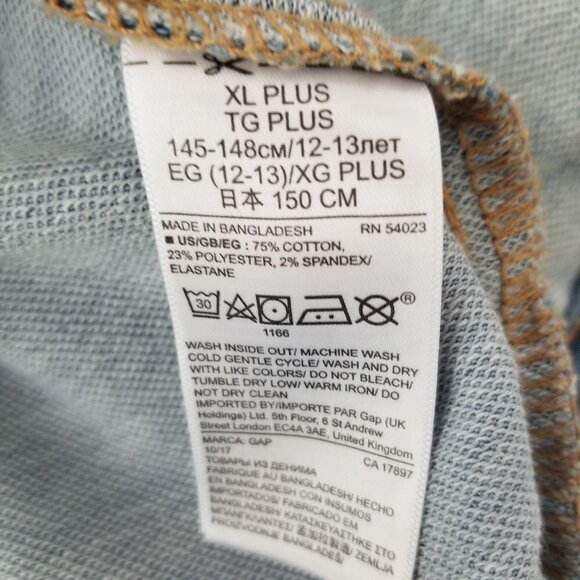 Girl's GAP Denim Jacket Size XL 🌷 - Picture 7 of 8
